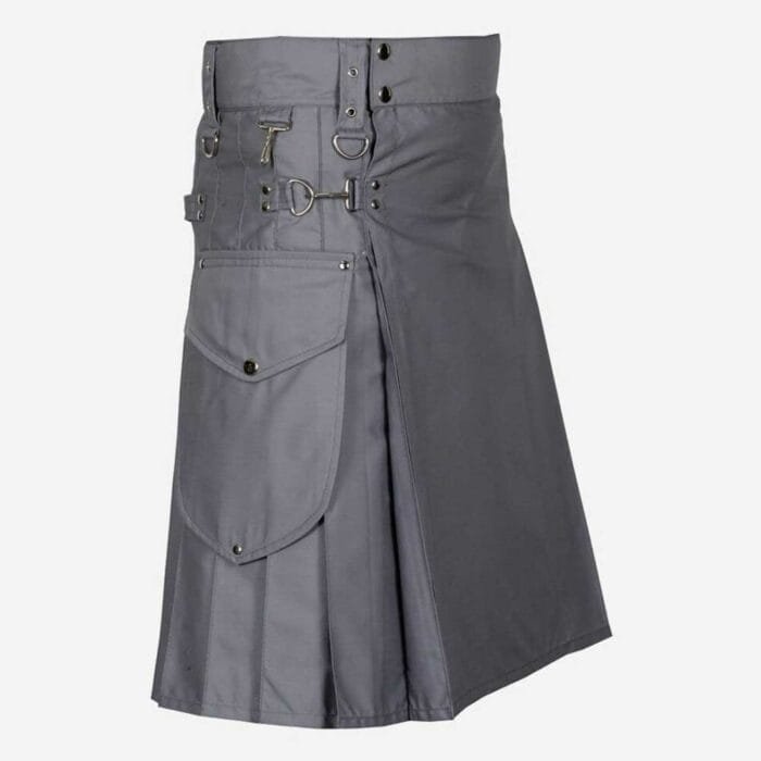 Custom Handmade Traditional Scottish Modern Utility Kilt With Cargo Pockets