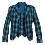 Black-and-Blue-Tweed-Jacket-with-Waistcoat