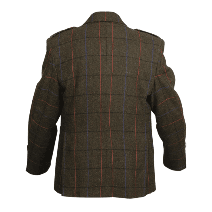 Brown-Argyll-Tweed-Jacket-And-Vest