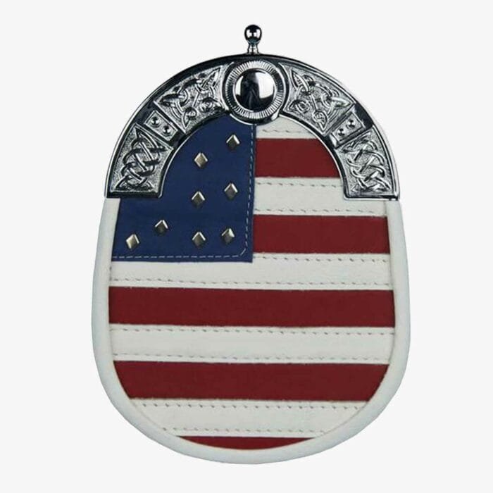 American-Flag-Leather-Sporran