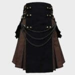 Black-And-Brown-Gothic-Hybrid-Kilt