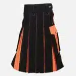 Black-And-Orange-Utility-Hybrid-Kilt