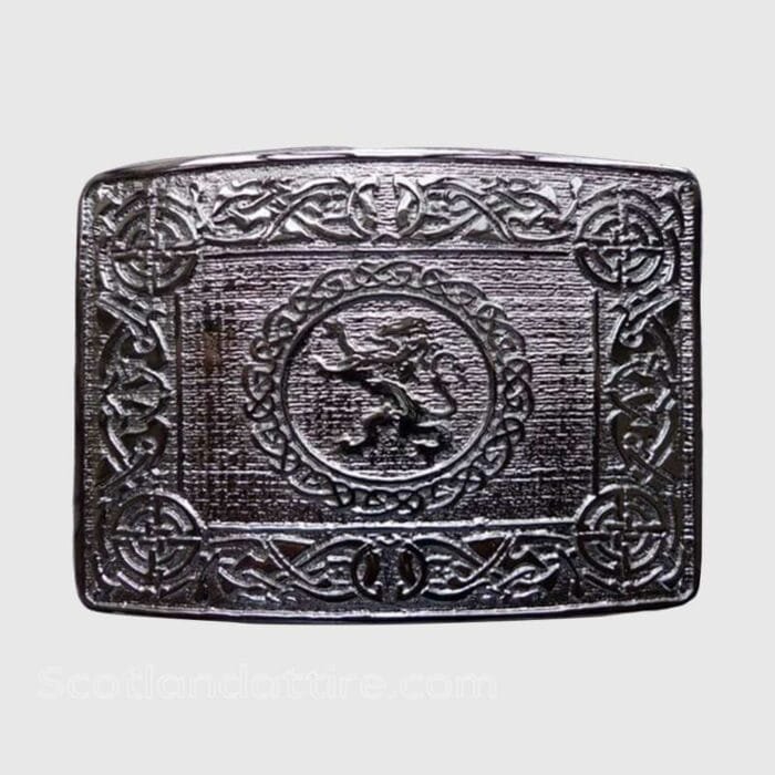 Lion-Rampant-Kilt-Belt-Buckle