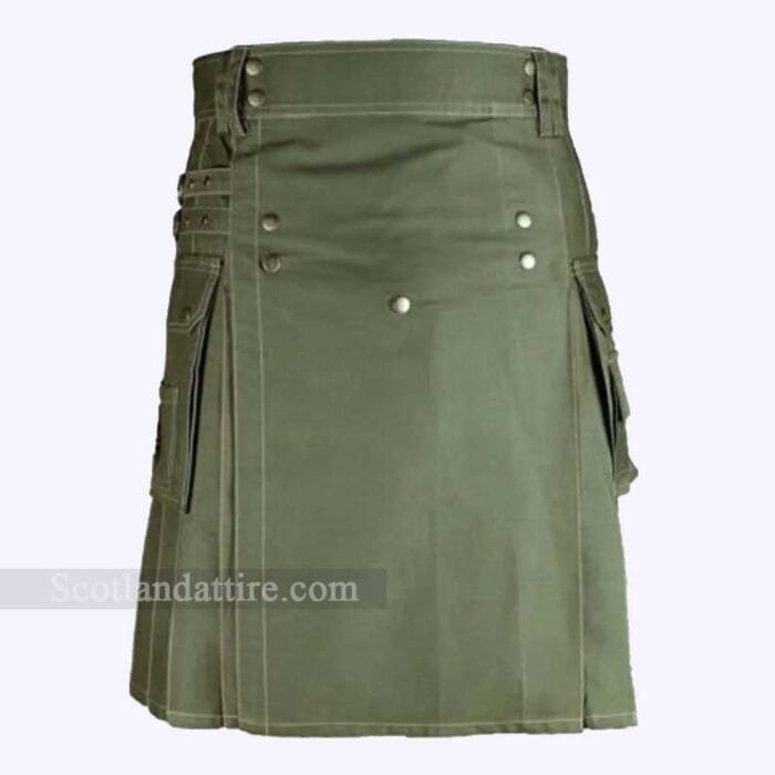 Olive-Green-Kilt