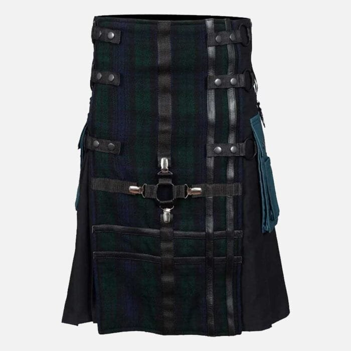 Premium Scottish Black Watch Hybrid Tartan Kilt