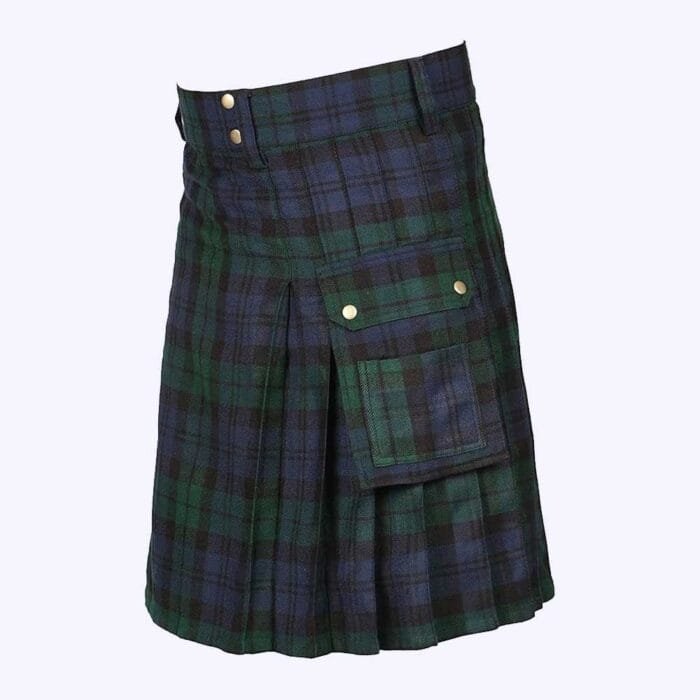 Scottish Modern Tartan Utility Irish Kilt For Men