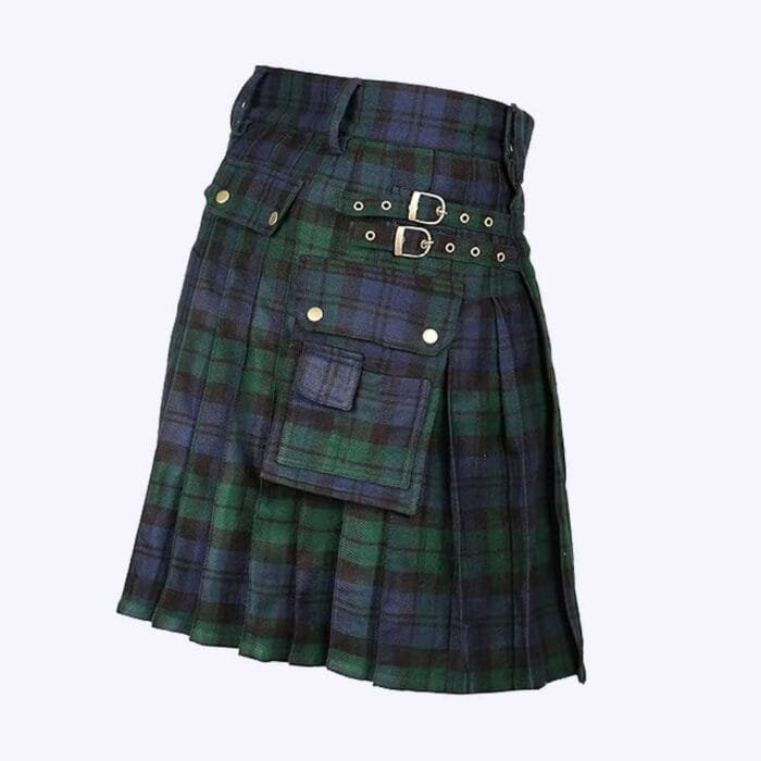 Premium Scottish Modern Tartan Utility Irish Kilt For Men